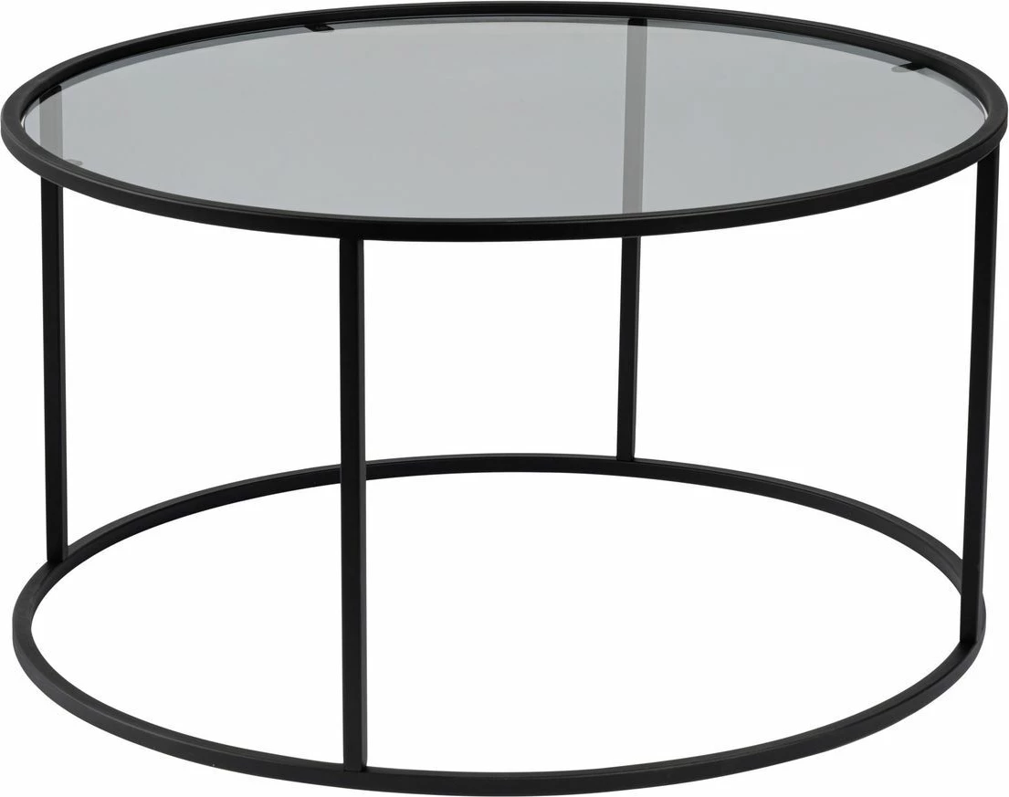 Tavolinë kafeje Nordure, Aurum - 80, e zezë, gri