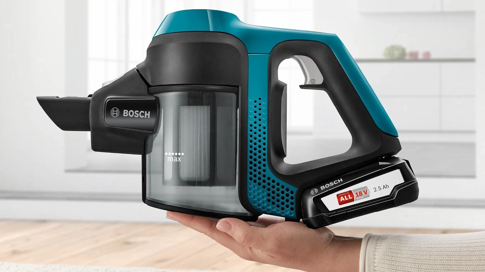 Fshesë elektrike Bosch Serie 6 BBS611LAG, pa kabëll, Blu