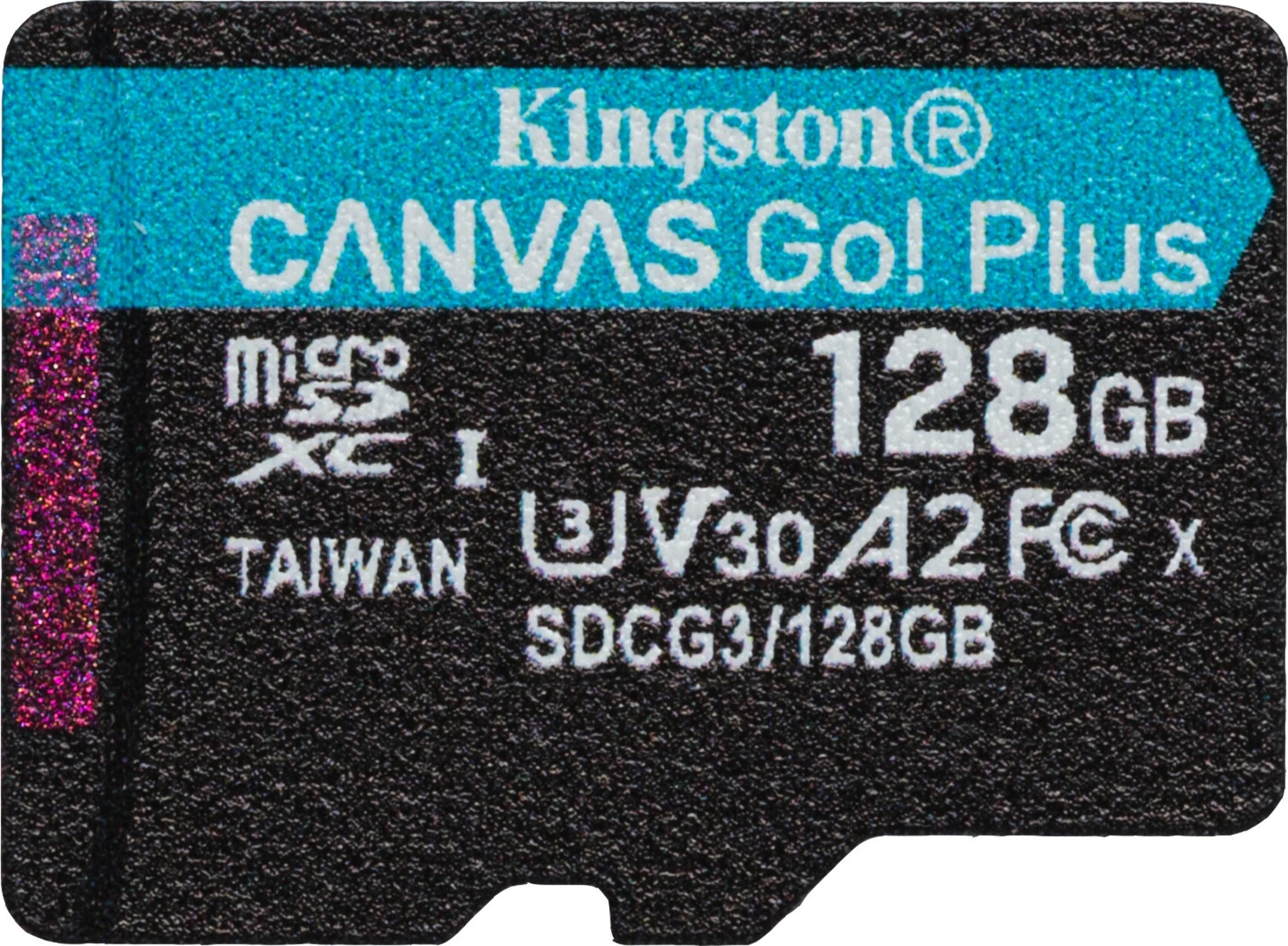 microSD kartelë Kingston Canvas Go Plus 128GB me adapter, Class 10, UHS-I, e zezë