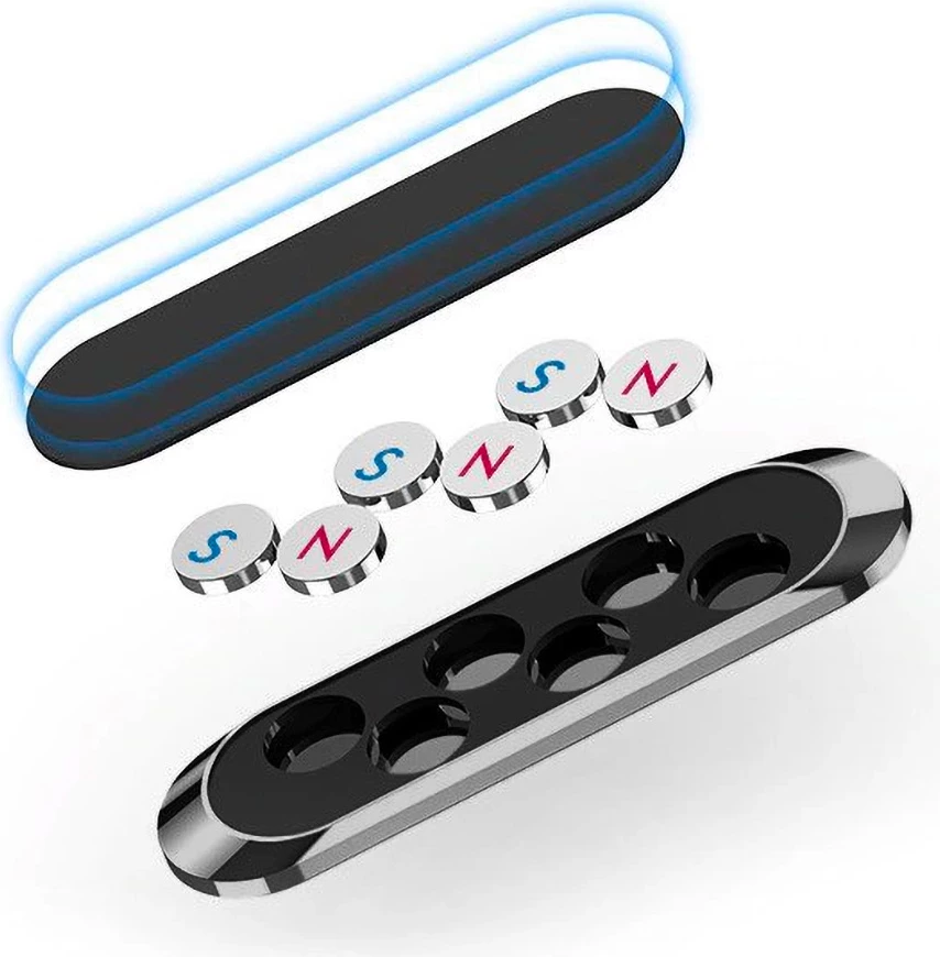 Mbajtës magnetik për telefon Wozinsky WMH-01, i zi