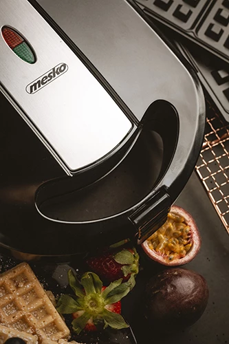 Aparat sandviçi/grilli/wafflesh 3‑në‑1, Mesko, MS 3045, 750–1000W, pllaka të këmbyeshme, zezë‑argjend