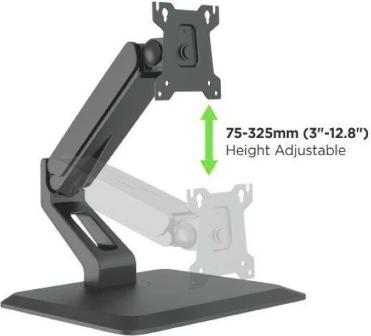 Mbajtëse monitori Techly ICA-LCD 35TS, për tavolinë, 17-32", 10kg, e zezë