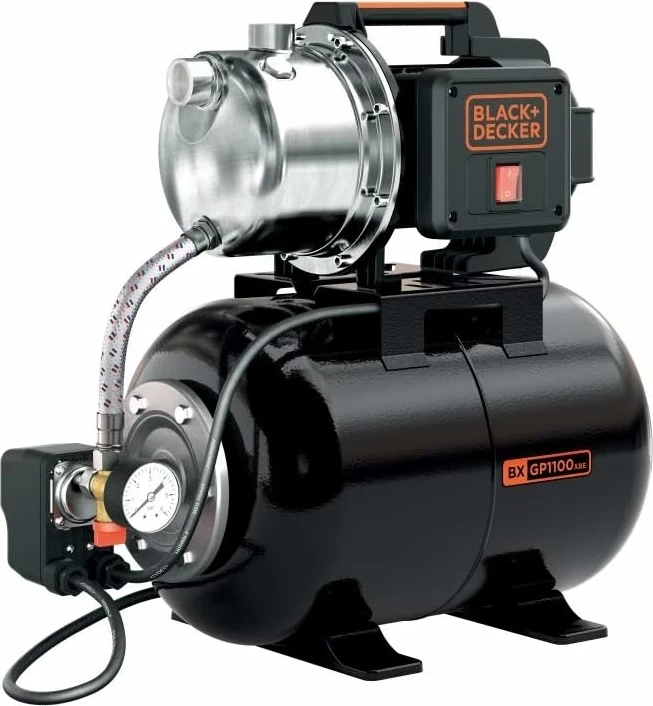 Pompë vetë-thithëse me depo uji Black&Decker BXGP1100XBE 1100 W, 4600 L/h, 45 m, e zezë