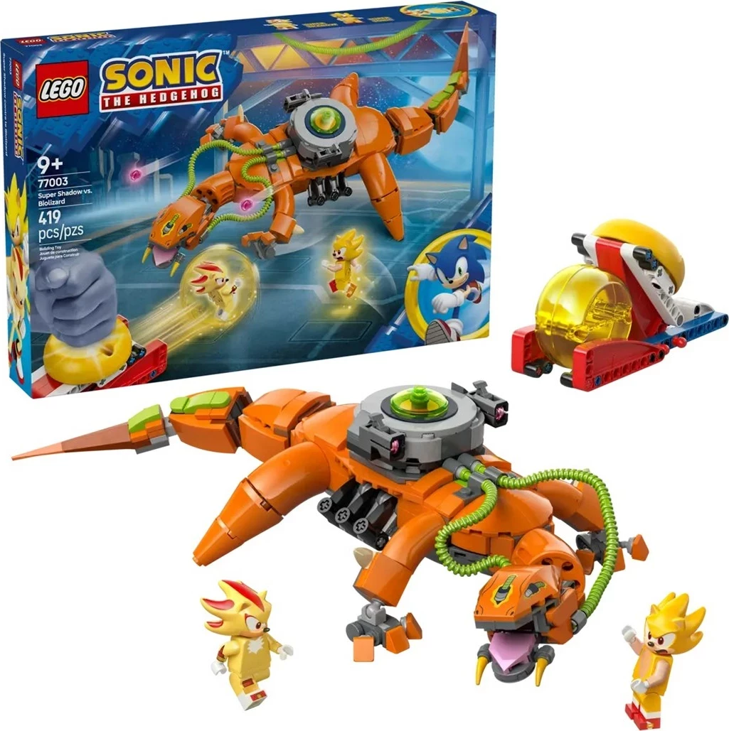 Set LEGO Sonic the Hedgehog 77003, Super Shadow vs. Biolizard