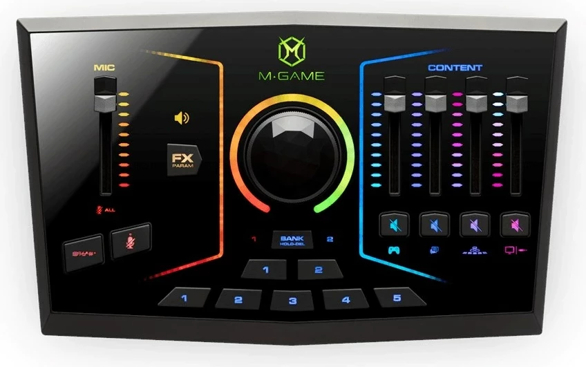Audio interface M-AUDIO M-GAME RGB Dual, i zi