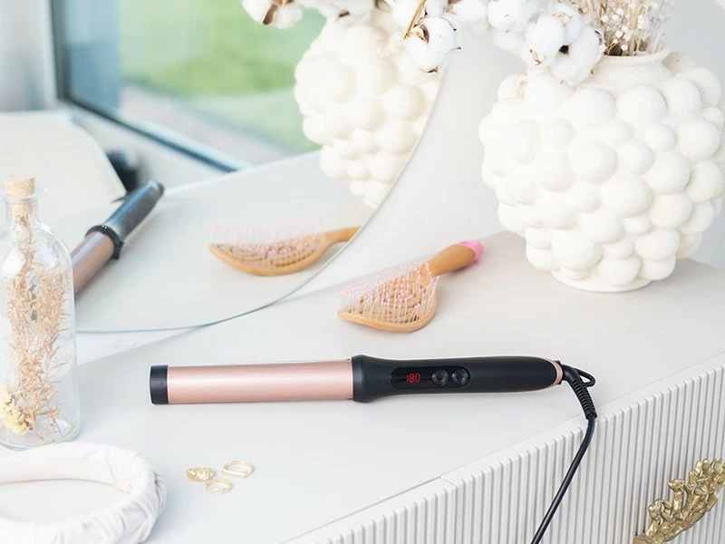 Lok për flokë Lafe Sleek & Shine Curler 25mm, zi dhe bakër