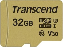 Kartelë memorie Transcend microSDHC 500S 32GB, Class 10, UHS-I, ari