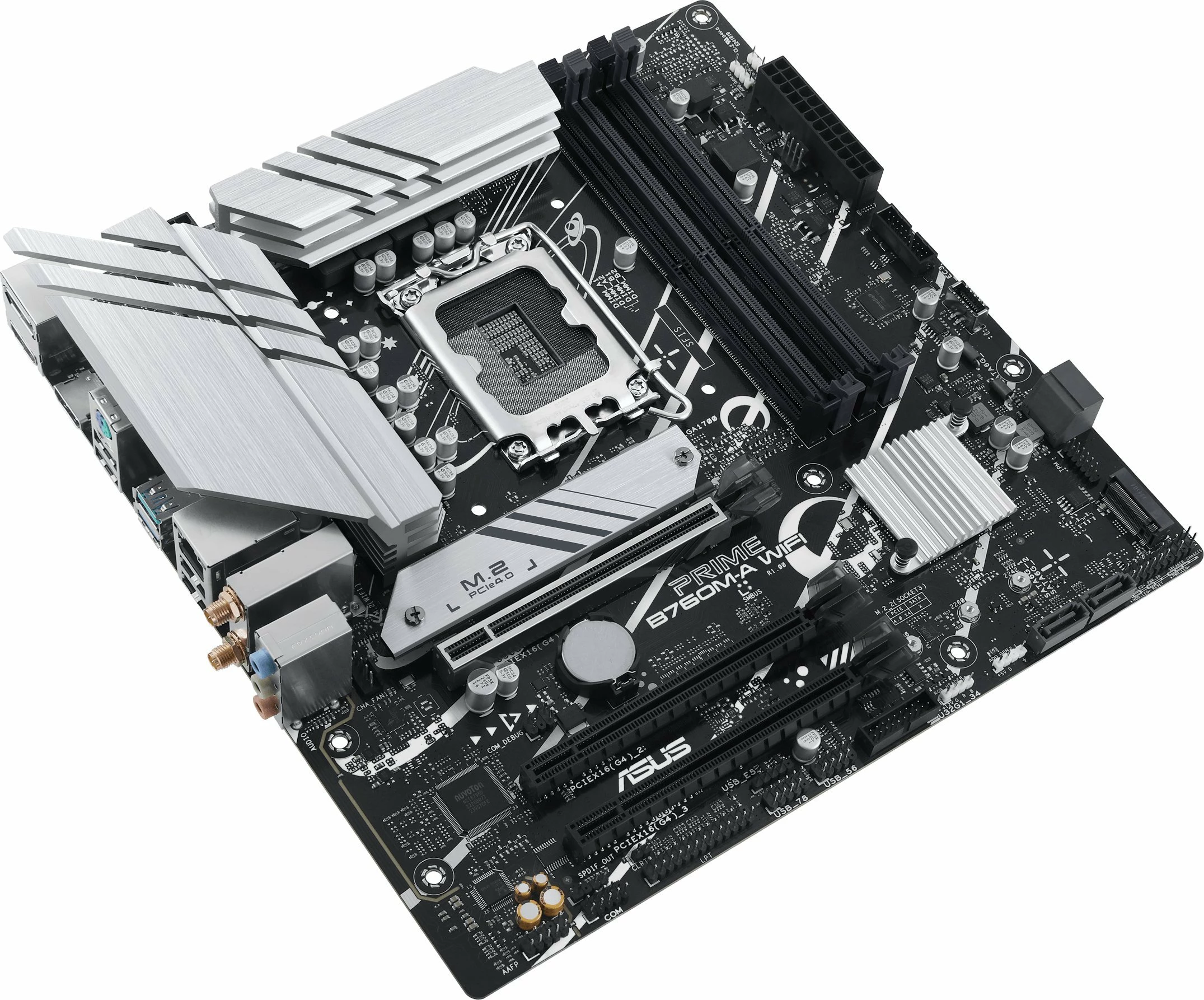 Pllakë amë Asus PRIME B760M-A WIFI, Micro-ATX, Wi‑Fi 6, Bluetooth, DDR5 128GB
