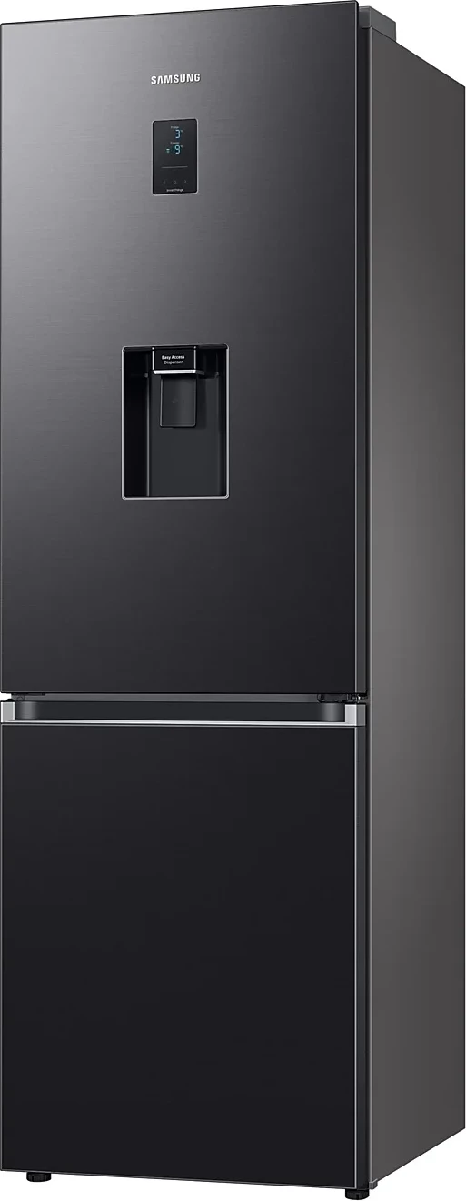 Frigorifer kombinë, Samsung RB34C652EB1/EK, SpaceMax, All‑Around Cooling, dozues uji, ekran digjital, i zi