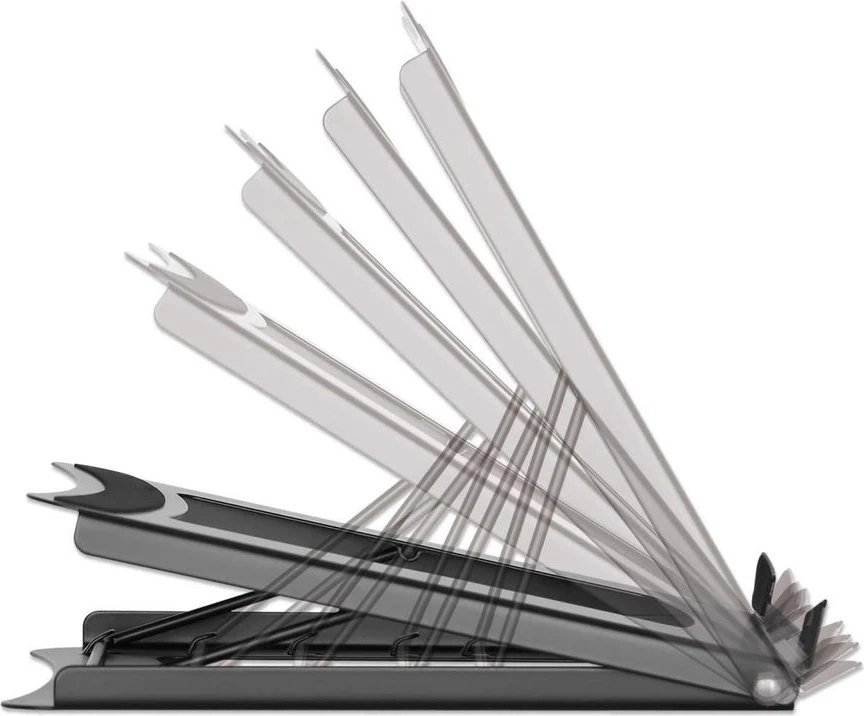 Mbajtëse për laptop Manhattan, 15.6", 5x pozicione, e zezë