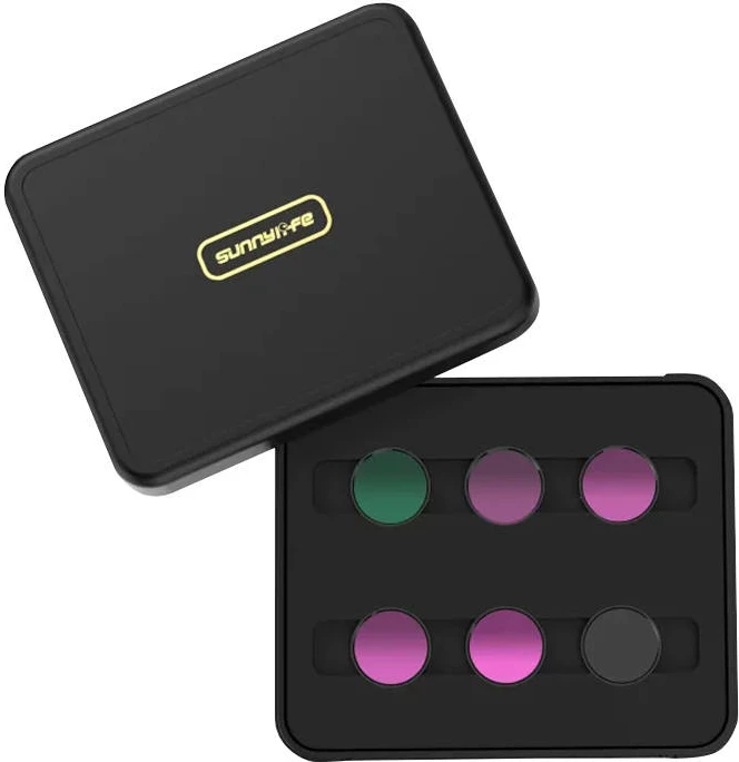 Set filtrash për kamera sportive Sunnylife IST-FI9317 për Insta360 GO 3/GO 2, 6 copë