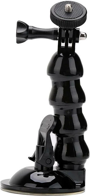 Mbajtës me kupë thithëse Telesin GP-SUC-006 për kamera sportive dhe telefona, i zi