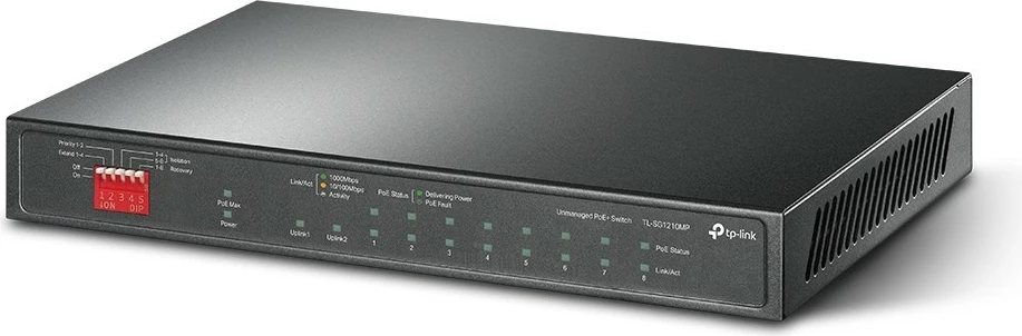 Switch TP-Link TL-SG1210MP, Gigabit Ethernet, PoE