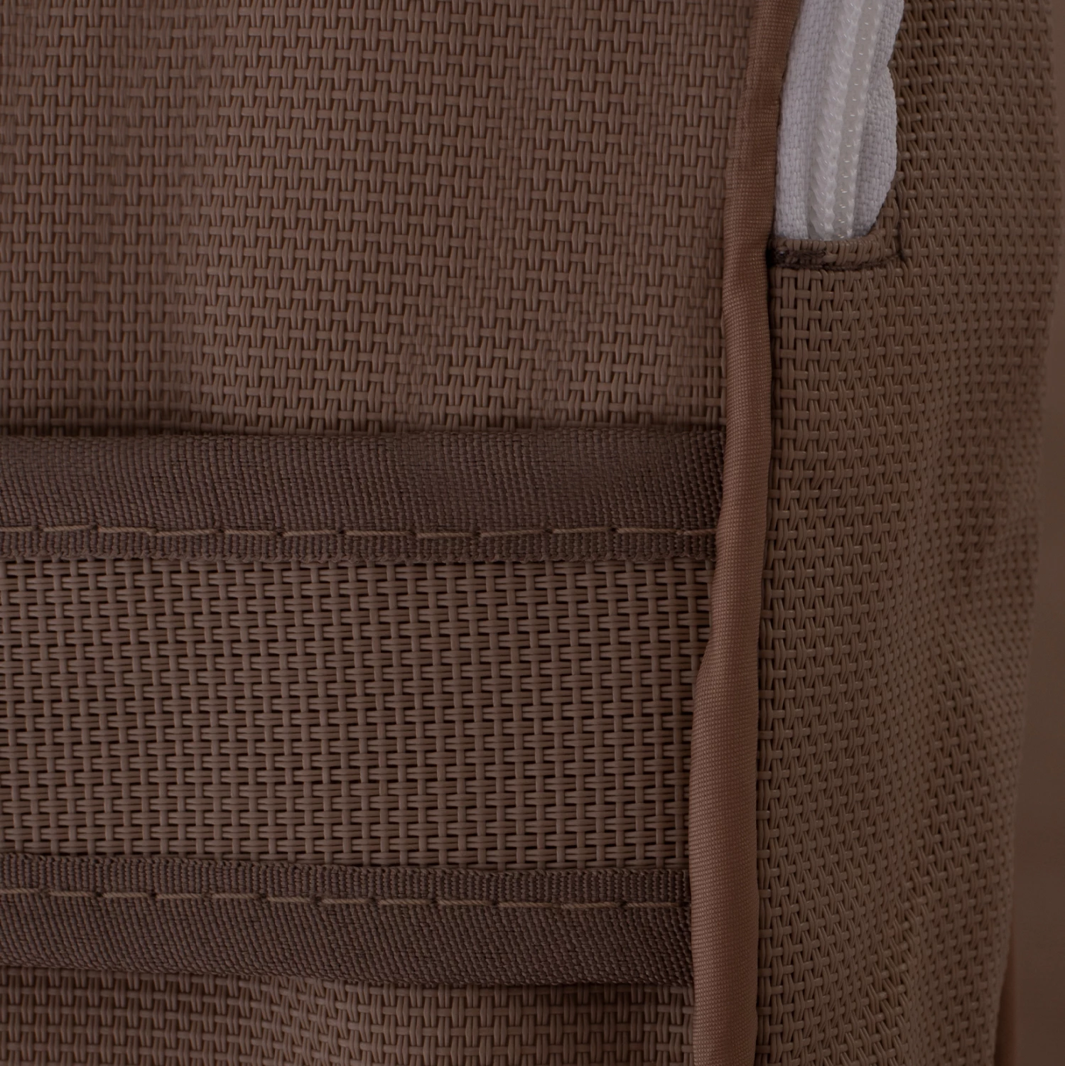 Jastëk për shezlong, Textilene, 600gr/m2, 2X1, Sifnos, ngjyrë moka, FH11237.04T, 194x70x11 cm