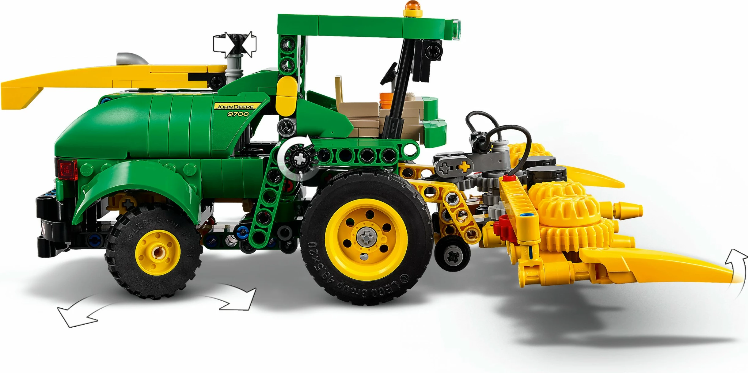 Set ndërtimi LEGO Technic John Deere 9700 Forage Harvester 559 pjesë multikolor