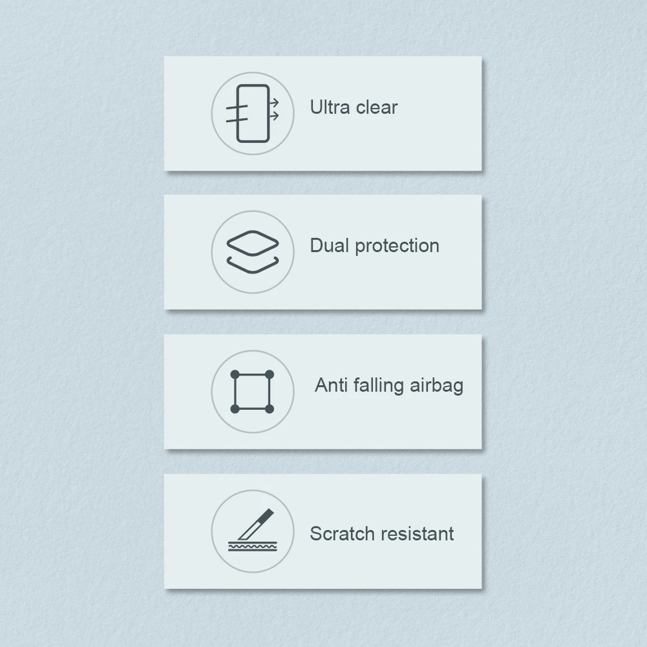Mbështjellës Nillkin Nature Pro për iPhone 14 Plus, i blinduar, Kaltër/Transparent