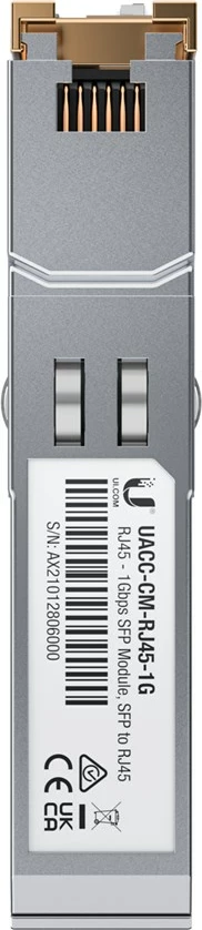 Modul rrjeti Ubiquiti UACC-CM-RJ45-1G, 1000 Mbit/s, RJ-45, Gri