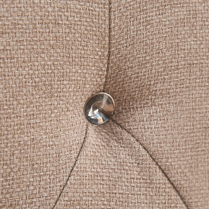 Krevat dopio me hapësirë magazinimi, pëlhurë bezhë, 160x200cm