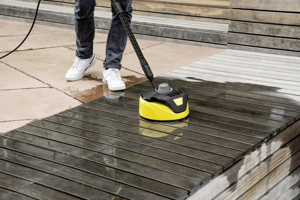 Furçë pastrimi për sipërfaqe të sheshta Karcher T-Racer T 5, 2.644-084.0, e verdhë/zezë