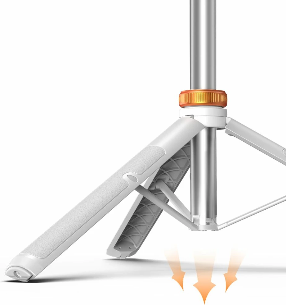 Selfie stick me tripod Tech-Protect L03S, me telekomandë Bluetooth, 148cm, Bardhë