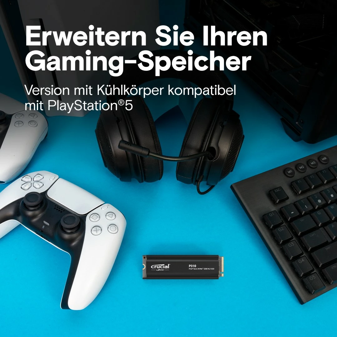 SSD Crucial P310, 2 TB, M.2, 7100 MB/s