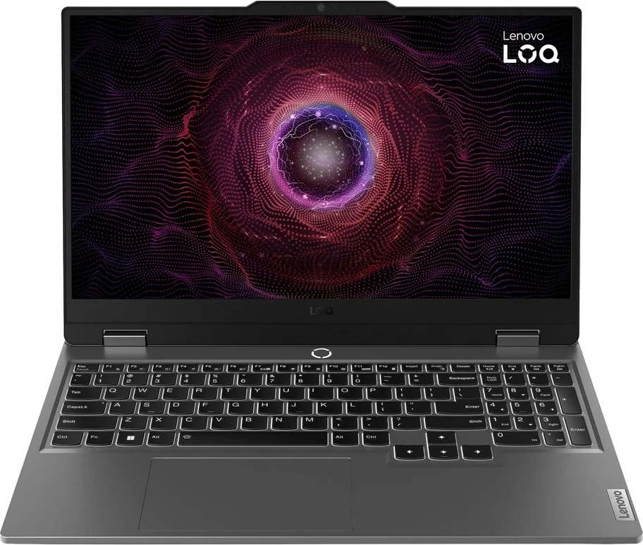 Laptop Lenovo LOQ 15ARP9, 15.6", AMD Ryzen 7 7435HS, 24 GB RAM, 512 GB SSD, NVIDIA RTX 4060, Gri + Backpack
