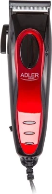 Makinë për prerjen e flokëve Adler AD 2825, e Zezë dhe e Kuqe