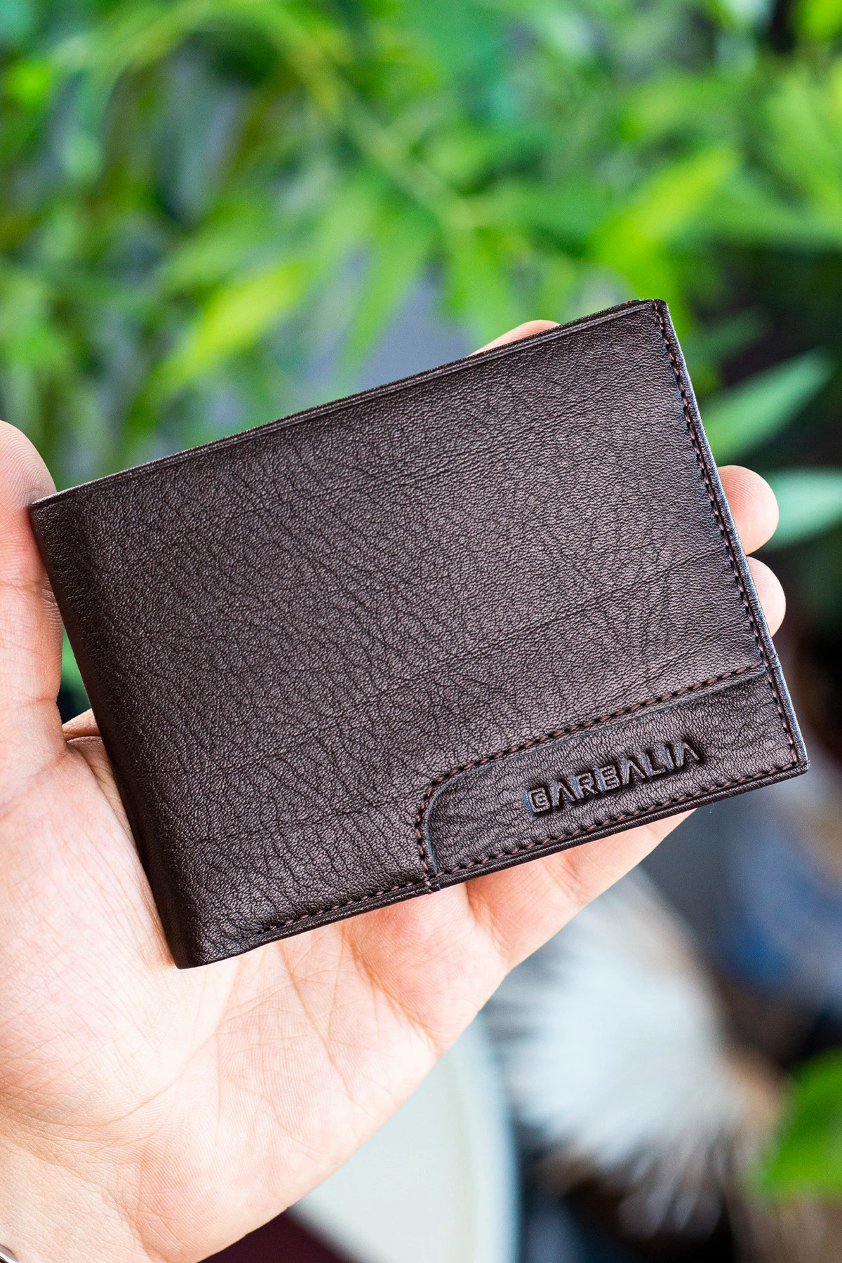 Portofol për burra, lëkurë origjinale, ngjyrë kafe, Zoozie Bags, David