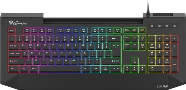 Tastierë Genesis Lith 400, e zezë