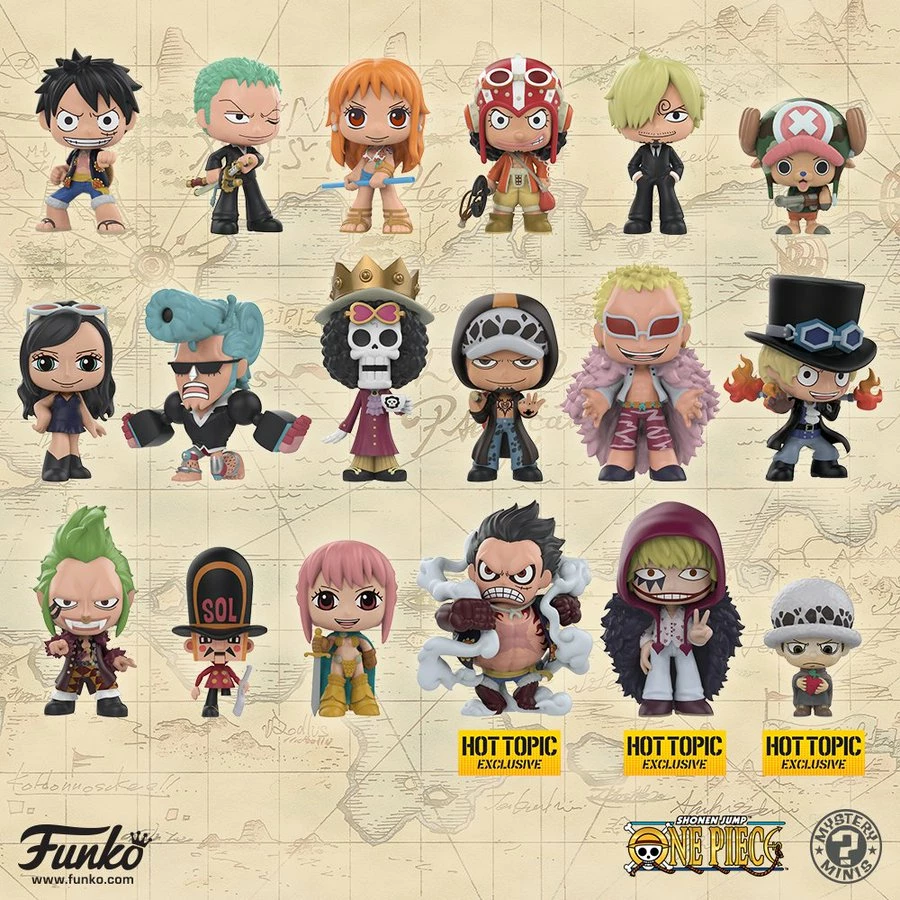 Figurinë koleksionuese vinyl Funko Mystery Minis One Piece, kuti surprizë (random)
