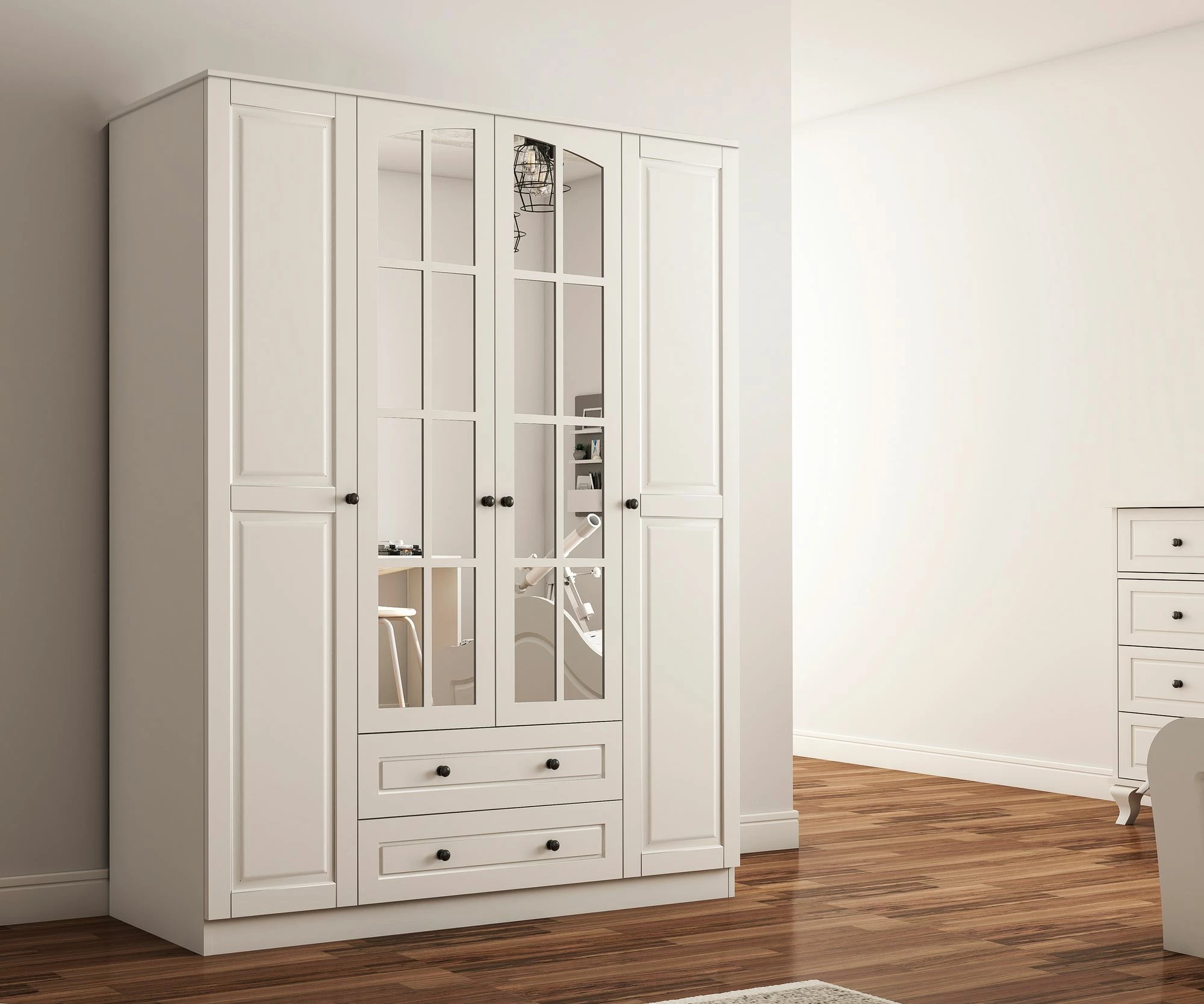 Set dhome për të rinj Skye Decor, ngjyrë e bardhë mat, RB-014
