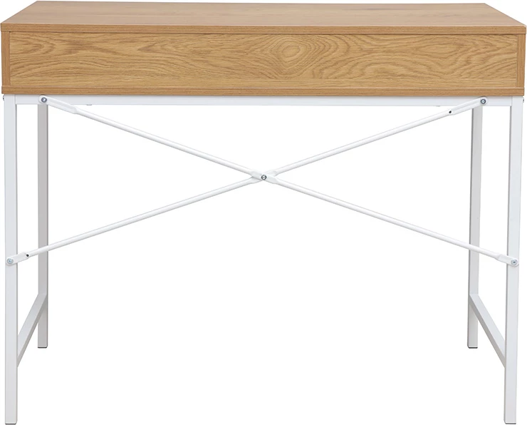 Tavolinë pune Taco, natyrale-bardhë, 95x48x76cm