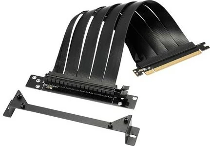 Kit vertikal për kartelë grafike Sharkoon, Riser Card 4.0, e zezë
