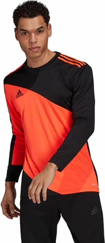 Fanellë portieri adidas, për meshkuj, e zezë dhe portokalli