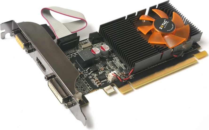Kartelë grafike Zotac GeForce GT 710, 2 GB, GDDR3, e zezë