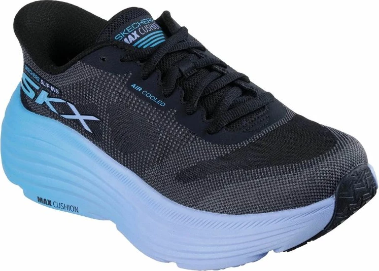 Atlete për femra Skechers, të zeza e blu