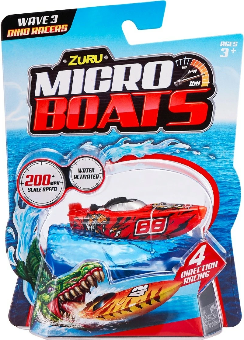 Lodër barkë ZURU Robo Alive Micro Boat Series 3, plastikë, ngjyra të ndryshme