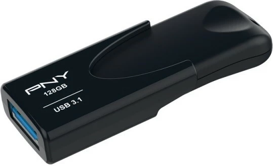 Pendrive PNY Attaché 4, 128GB, USB 3.1, e zezë