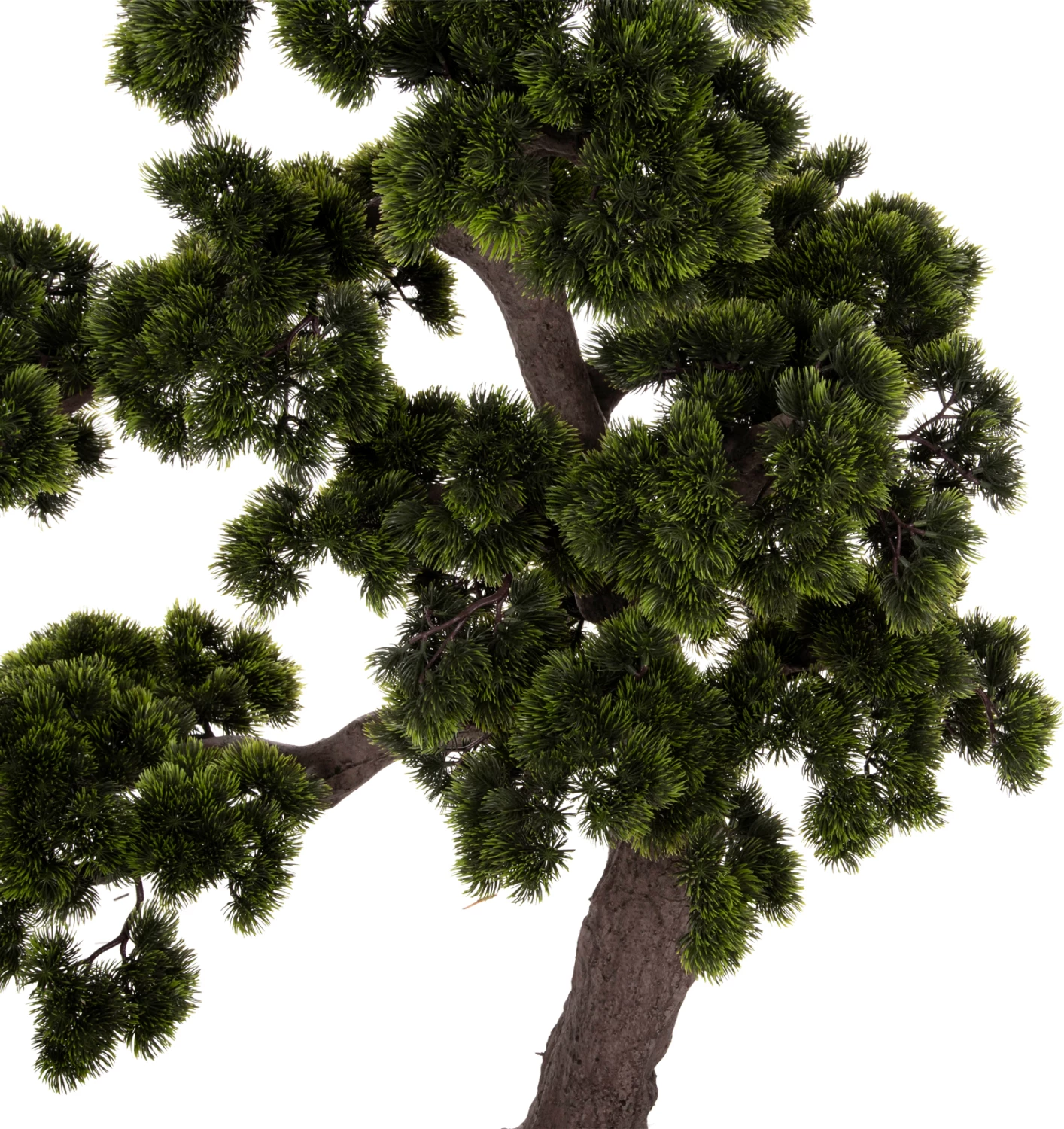 Bimë sintetike dekorative në vazo, FH7976, Pema e bukur e pishës (Bonsai), 55x130x114H cm