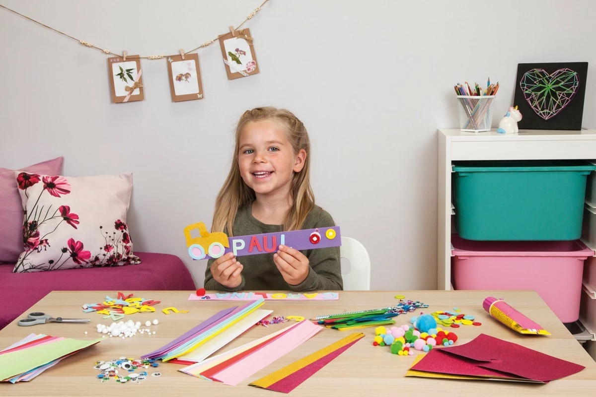 Set kreativ Lena 400 pjesë, Rozë