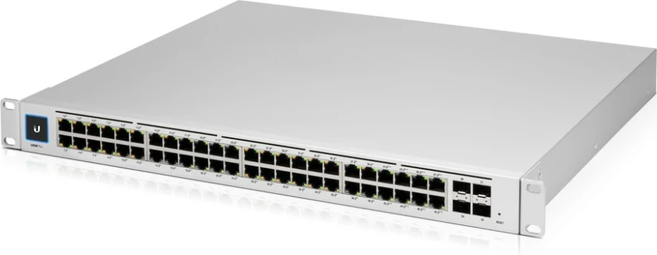 Switch Ubiquiti UniFi USW-PRO-48, Managed L2/L3, Gigabit Ethernet, 1U, Argjendtë
