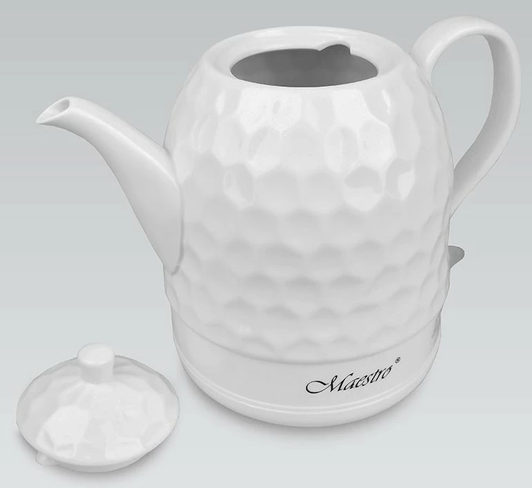 Çajnik elektrik Maestro MR-072, 1.2L, 1200W, i bardhë