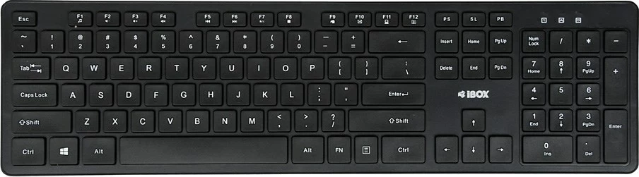 Set tastierë + maus IBOX Workstation Pro Kit, Wireless, i zi