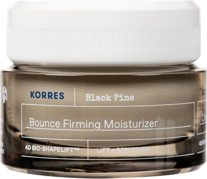 Krem ditës hidratues për femra Korres Black Pine Bounce Firming, 40ml