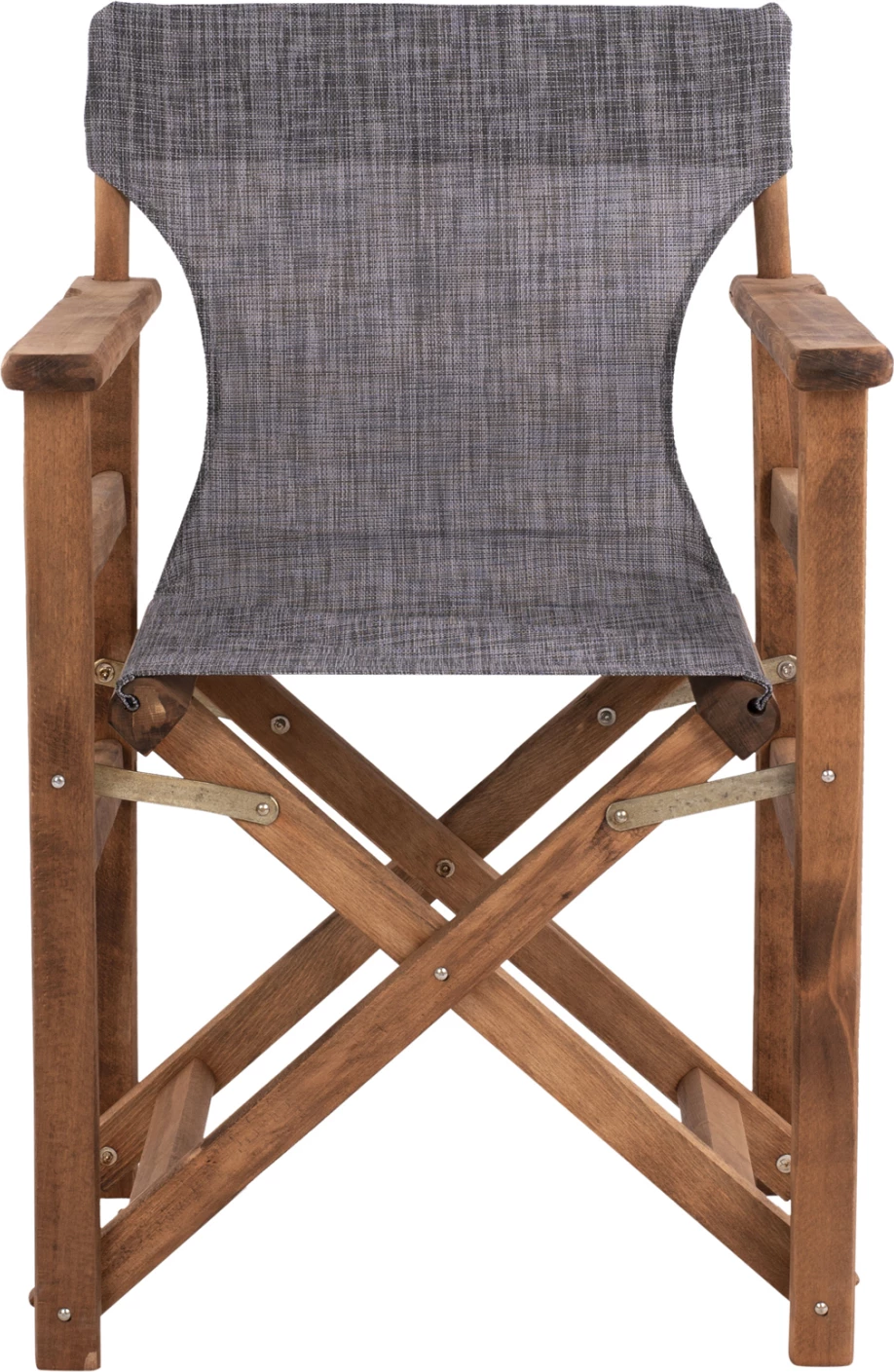 Karrige drejtorësh Limnos, ngjyrë arre, me tekstilene gri, FH10368.10