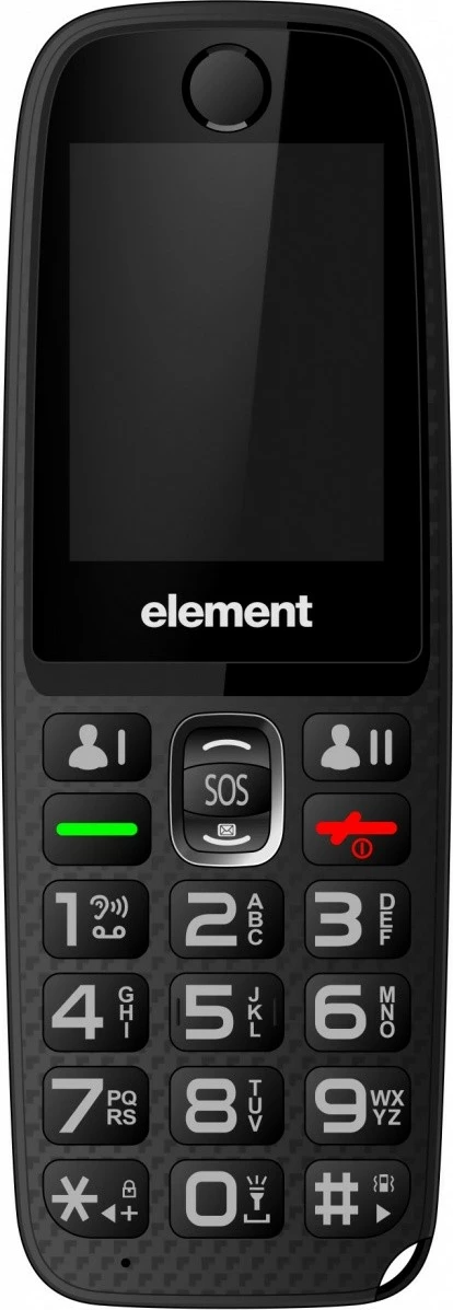 Celular Sencor ELEMENT P032S, Dual SIM, 2.4", i zi/argjendtë