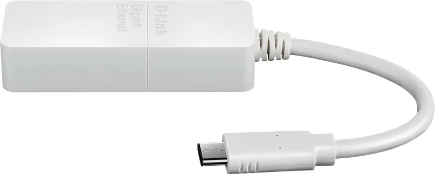 Adapter D-Link DUB-E130, USB-C në Ethernet Gigabit, i bardhë