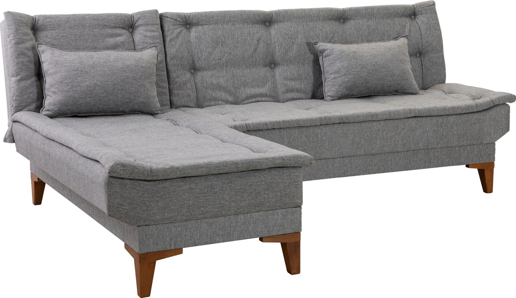 Kënd divan-krevat Atelier del Sofa, Santo majtas, ngjyrë gri