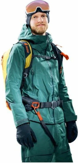 Çantë shpine Deuter për meshkuj dhe femra, turmeric/black