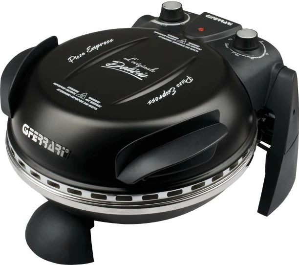 Mini furrë elektrike për pica, G3 Ferrari, PizzaOven Express Delizia G1000610, dimensione 365x400x245 mm, e zezë